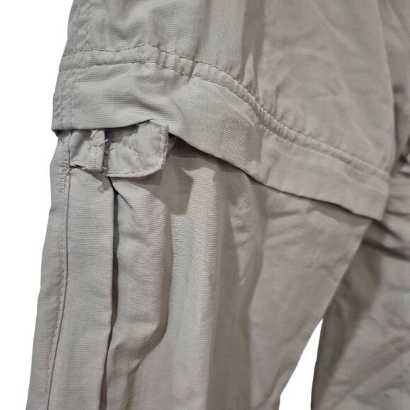 REI Women's Tan Nylon Convertible Cargo Pants - Picture 6 of 12